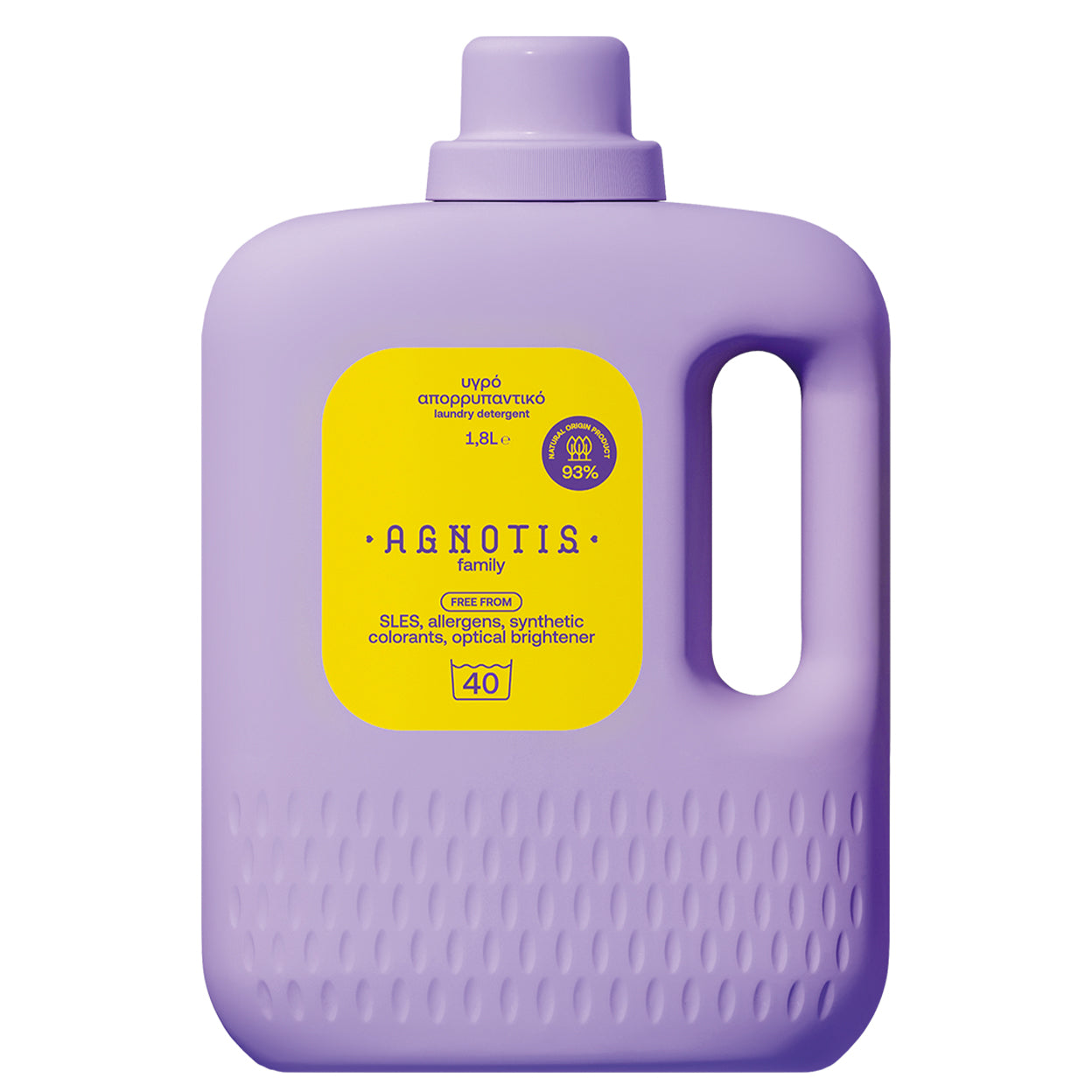 Agnotis Baby Family Laundry Detergent Doğal İçerikli Aile Çamaşır Deterjanı 1800 ml