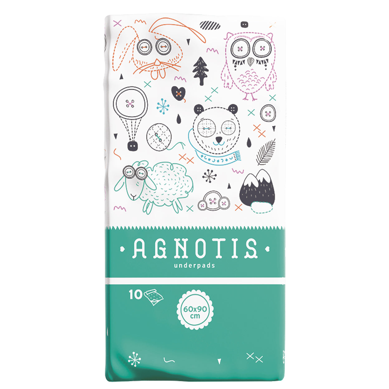 Agnotis Baby Underpads Alt Açma Pedi 60 X 90 Cm 10 Adet