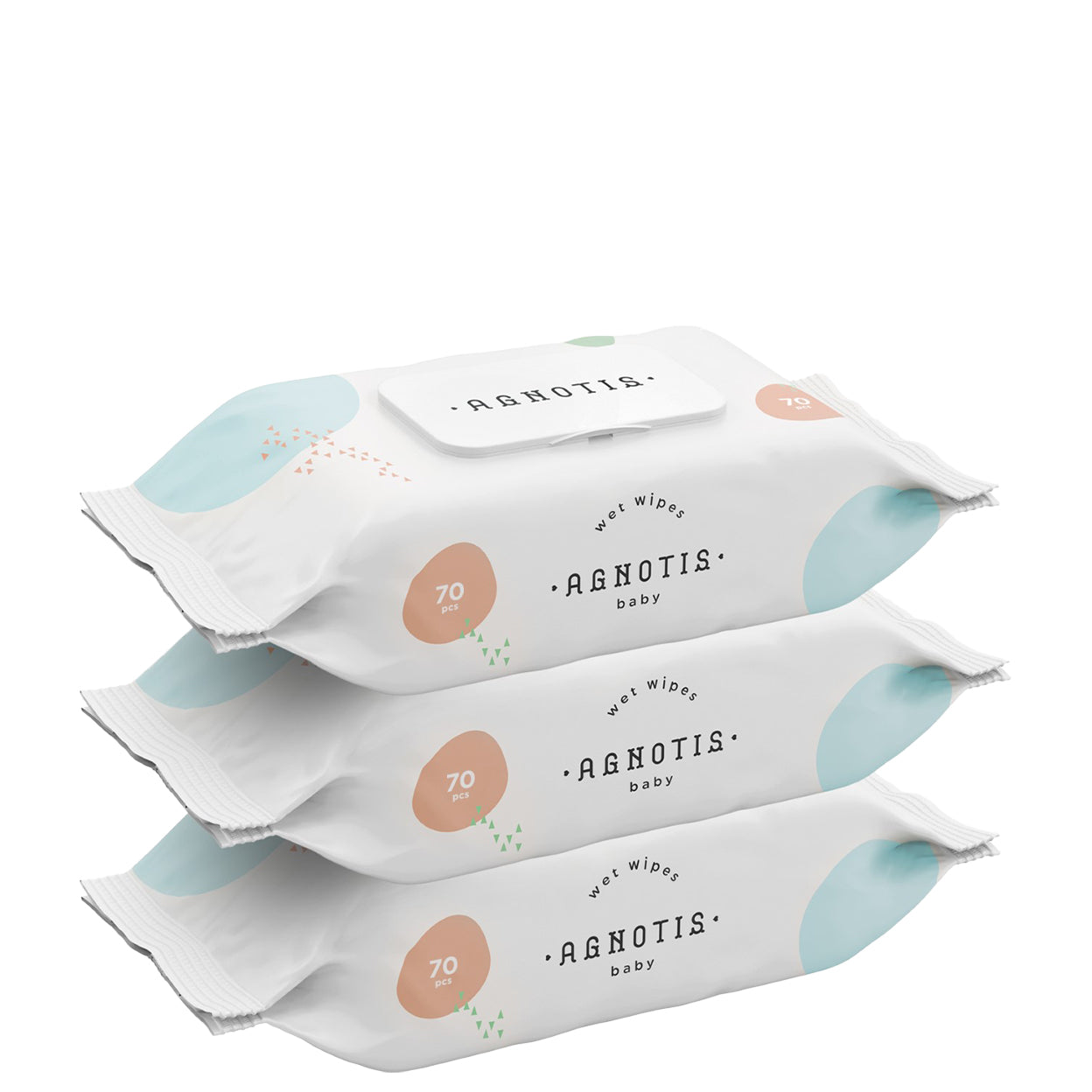 Agnotis Baby Wet Wipes Islak Havlu 70X3'lü 210 Yaprak